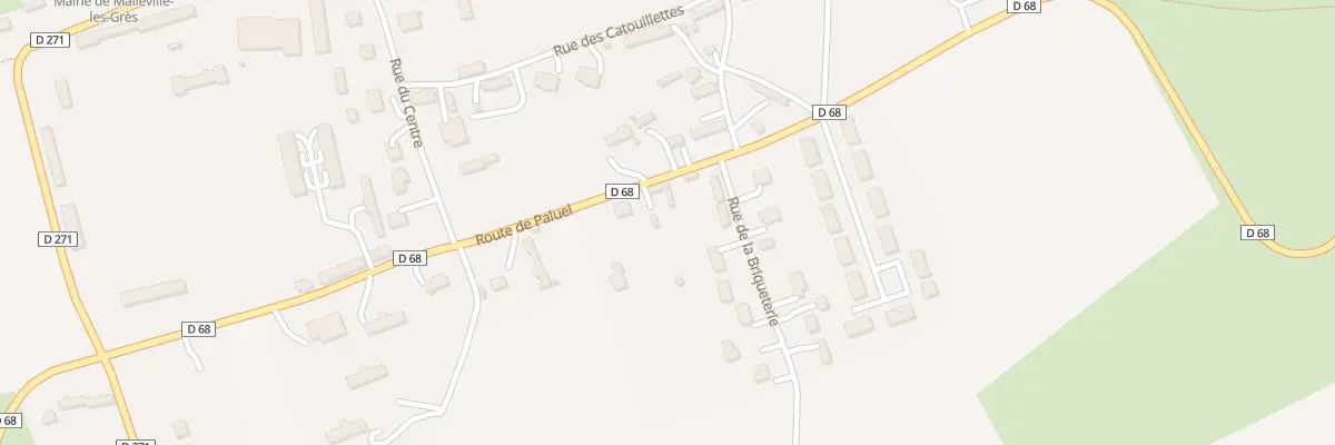 Plan du 396 Rte de Paluel à Malleville-les-Grès