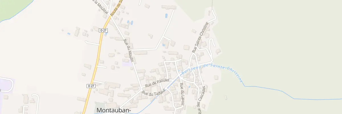 Plan du 5148F Rue Le Bie à Montauban-de-Luchon
