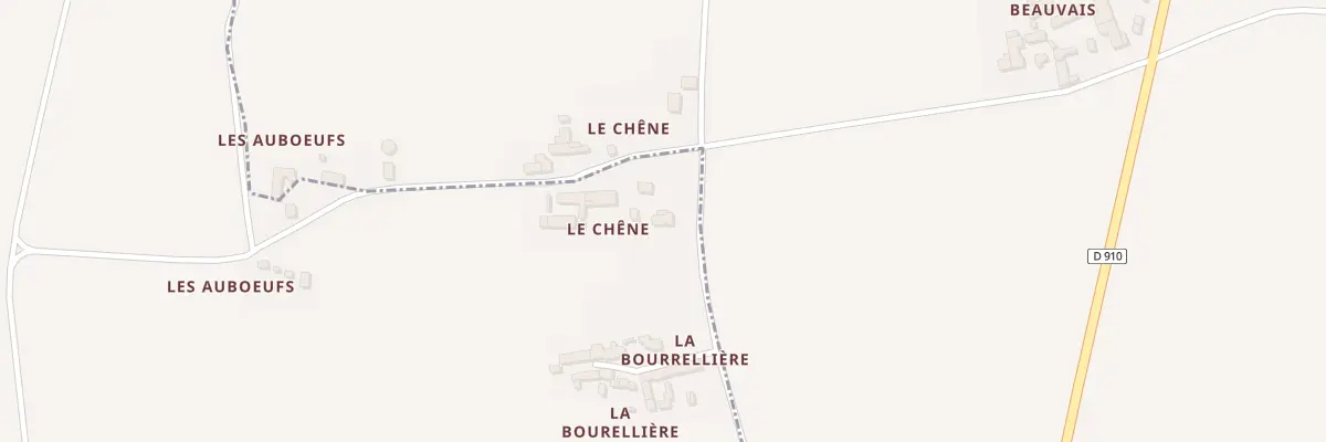 Plan du 232 Le Chêne à Maillé