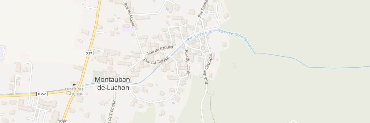 Plan du 5138F Rue du Lavoir à Montauban-de-Luchon