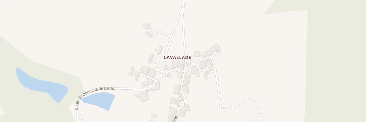 Plan du 2 Rte de la Vallade à Roussines