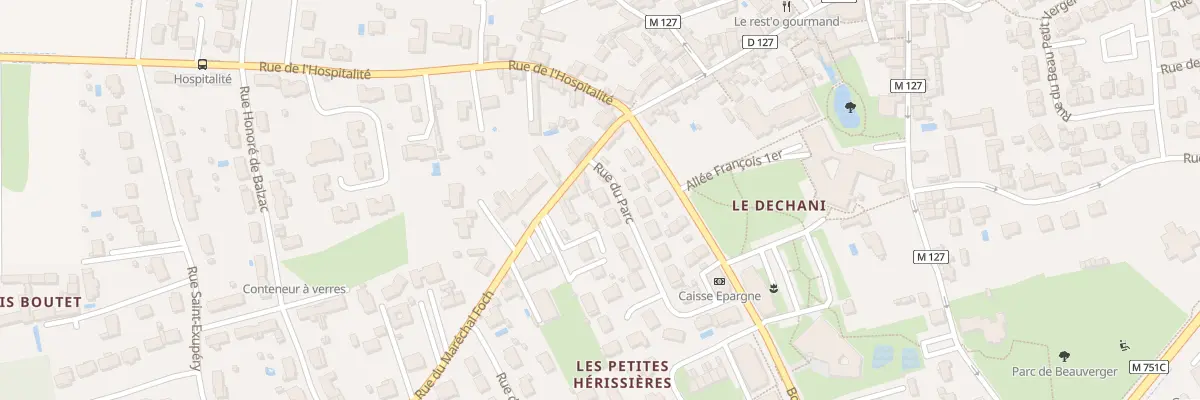 Plan du 1 Rue du Parc à Ballan-Miré