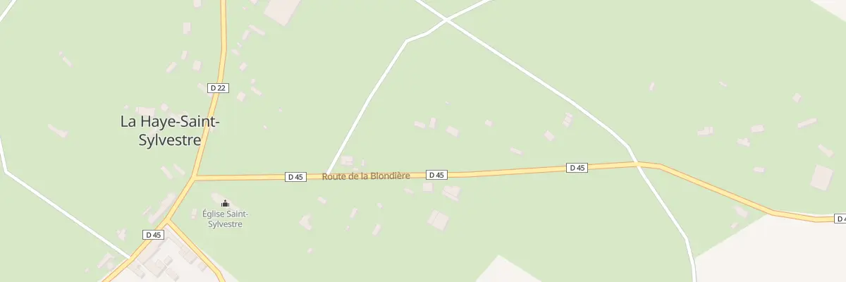 Plan du 271 Rte de la Blondeliere à La Haye-Saint-Sylvestre