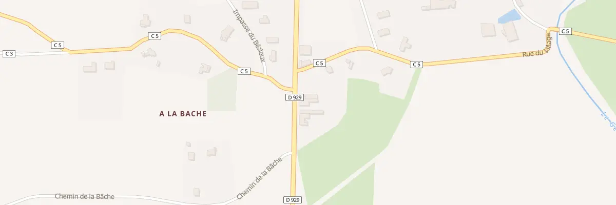 Plan du 1355 Rte Rd 929 à Boucagnères