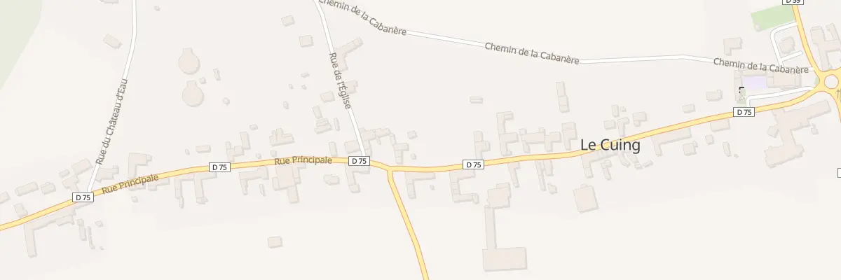 Plan du 28 Rue Principale au Cuing
