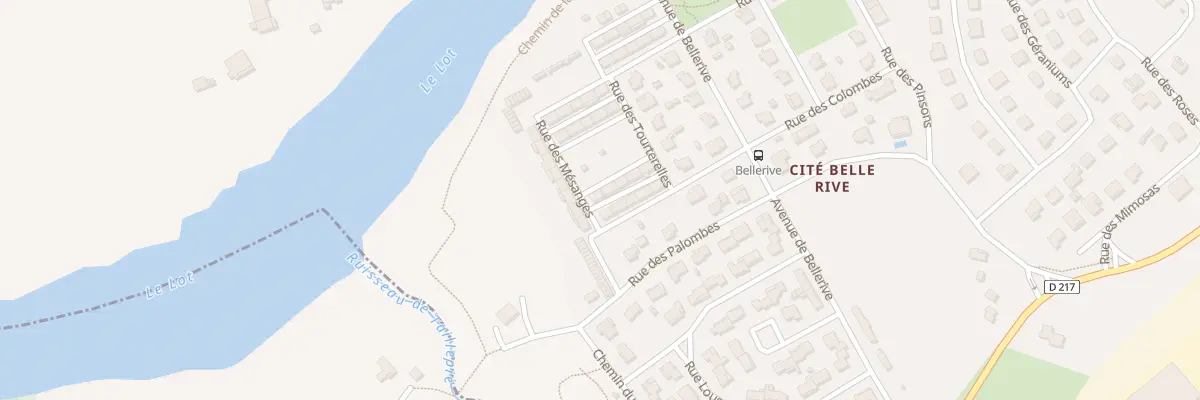 Plan du 1 Rue des Cigales à Casseneuil