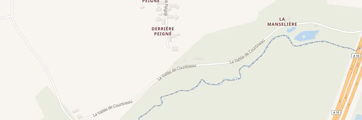 Plan du 360 Derriere Peigné à Saint-Épain