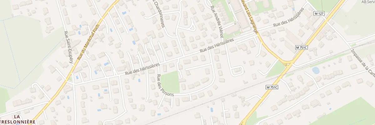 Plan du 12 Rue des Herissières à Ballan-Miré