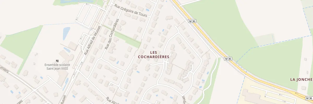 Plan du 19 Rue Jehan Fouquet à Fondettes