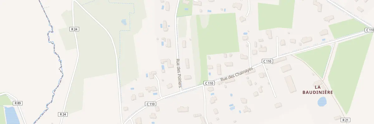Plan du 4 Rue des Poiriers à La Membrolle-sur-Choisille