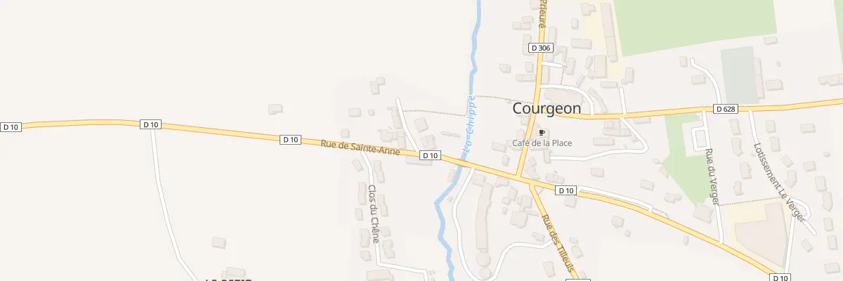 Plan du 2 Imp de la Forge à Courgeon
