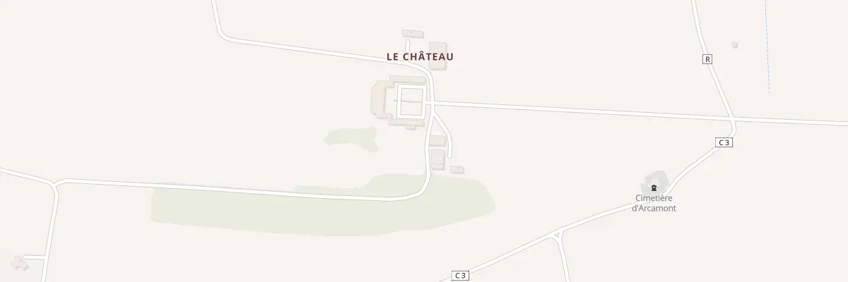 Plan du 2109 Che d’Arcamont à Roquelaure