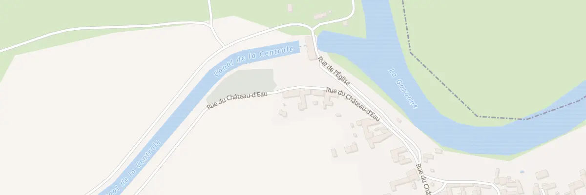 Plan du 36 Rue du Chateau d’Eau à Pointis-de-Rivière