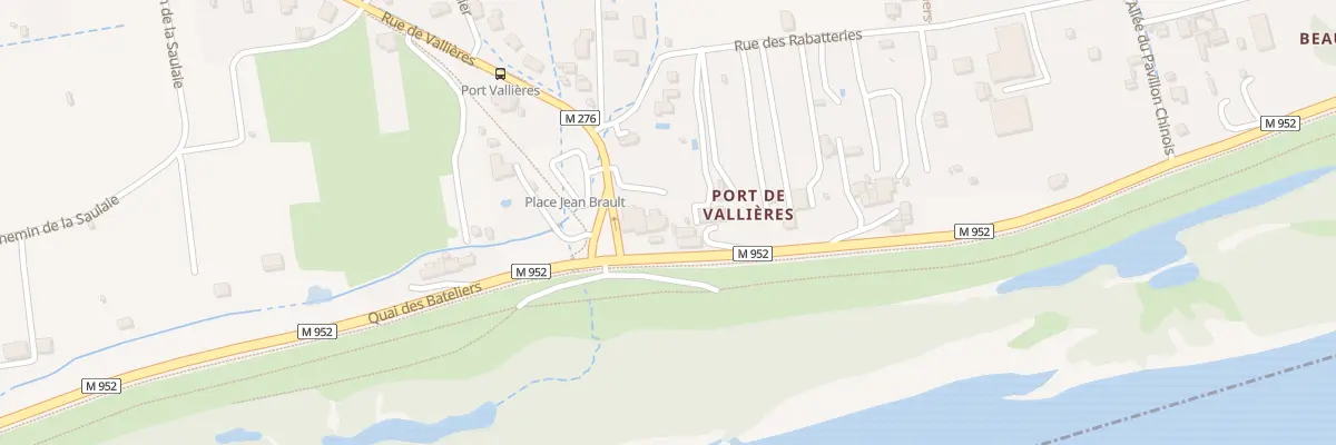 Plan du 2 Rue de Vallières à Fondettes