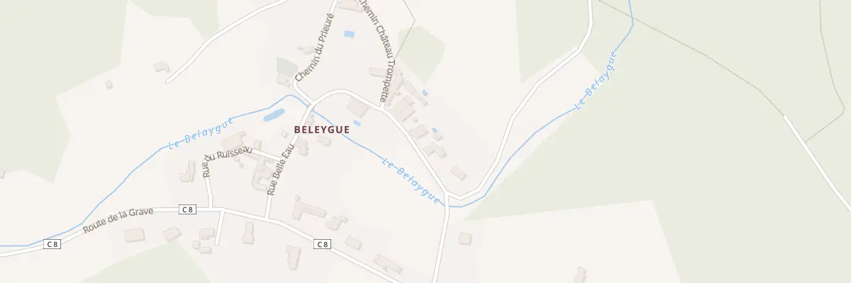 Plan du 55 Belaygue à Brantôme en Périgord