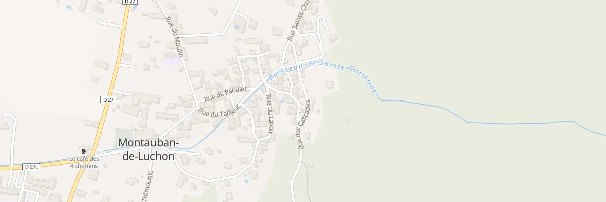 Plan du 5138F Che du Carrech à Montauban-de-Luchon