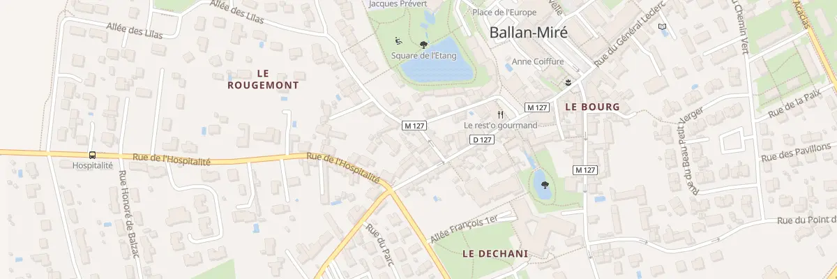 Plan du 6 Rue Froide à Ballan-Miré