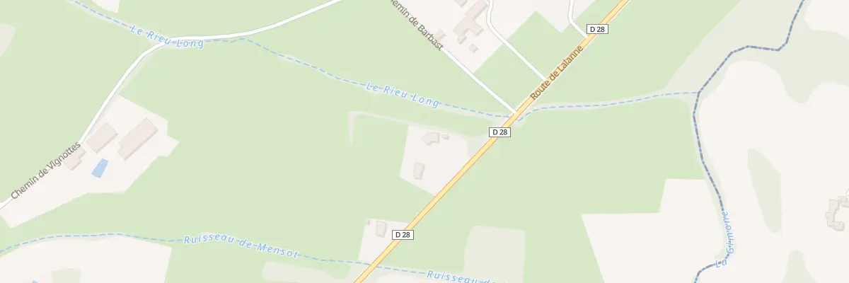 Plan du 1466 Rte de Lalanne à Thermes-Magnoac