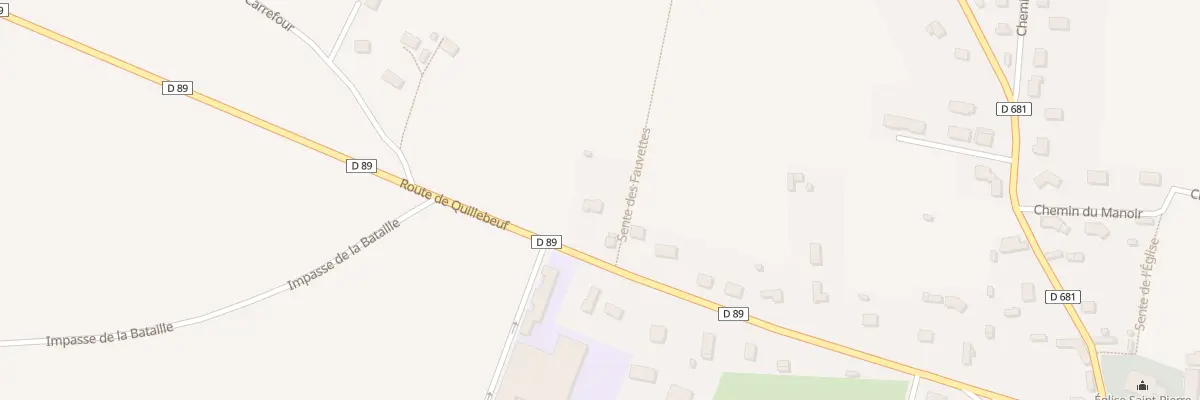 Plan du 400 Rte de Quillebeuf à Bourneville-Sainte-Croix