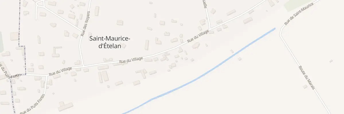 Plan du 35 Rue du Village à Saint-Maurice-d’Ételan
