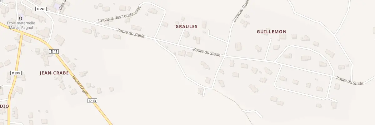 Plan du 5005 Graules à Laugnac