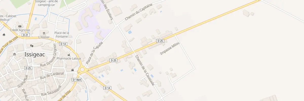 Plan du 24 Rue du Docteur Perrin à Issigeac