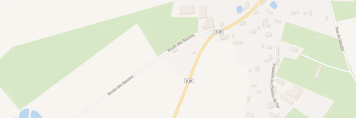 Plan du 105 Rte des Bassins à Cléville