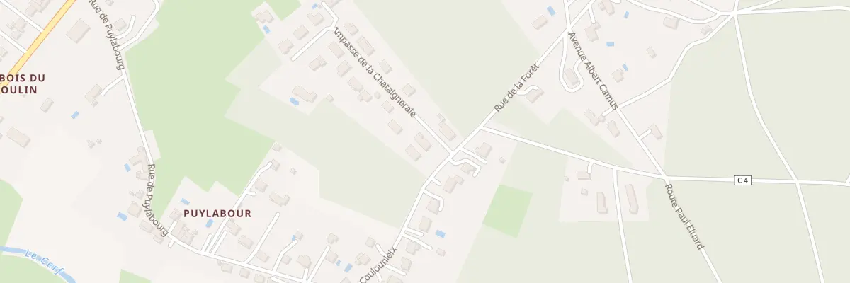 Plan du 1 Imp de la Chataigneraie à Razac-sur-l’Isle