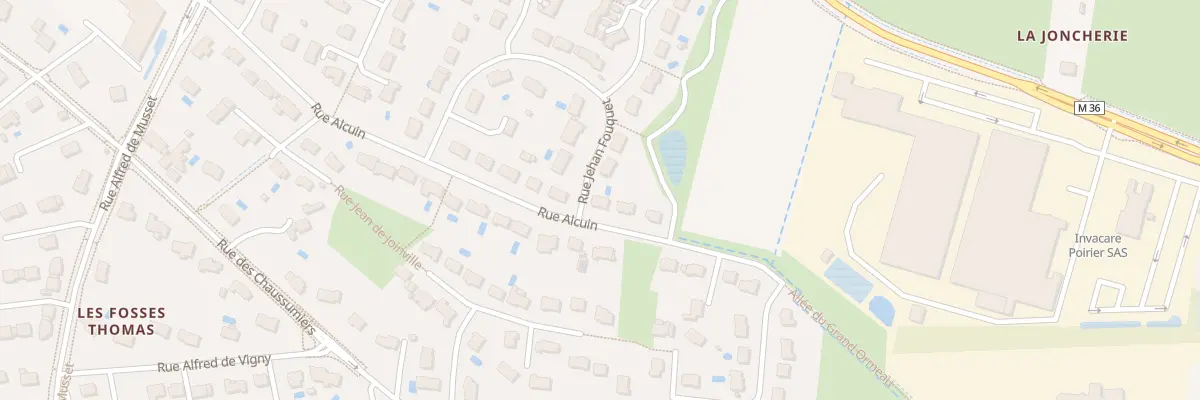 Plan du 13 Rue Alcuin à Fondettes