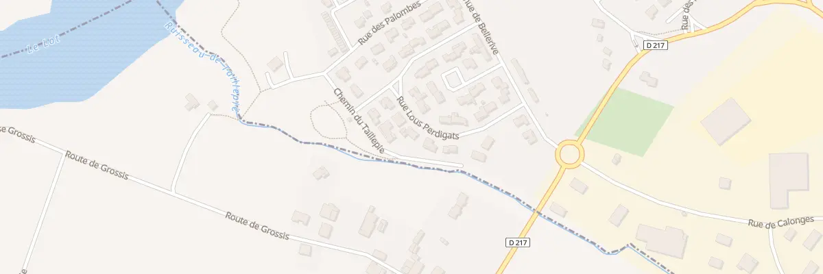 Plan du 20 Vc Lous Perdigats à Casseneuil