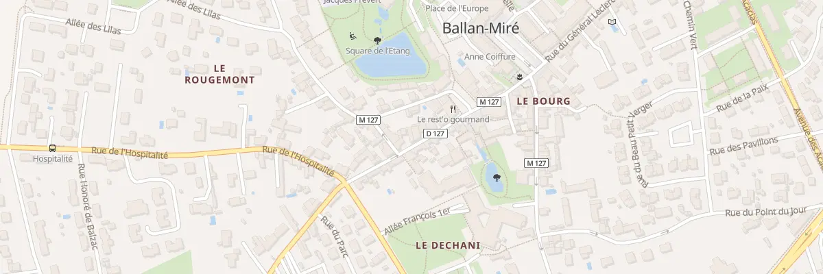 Plan du 17 Rue du Maréchal Foch à Ballan-Miré