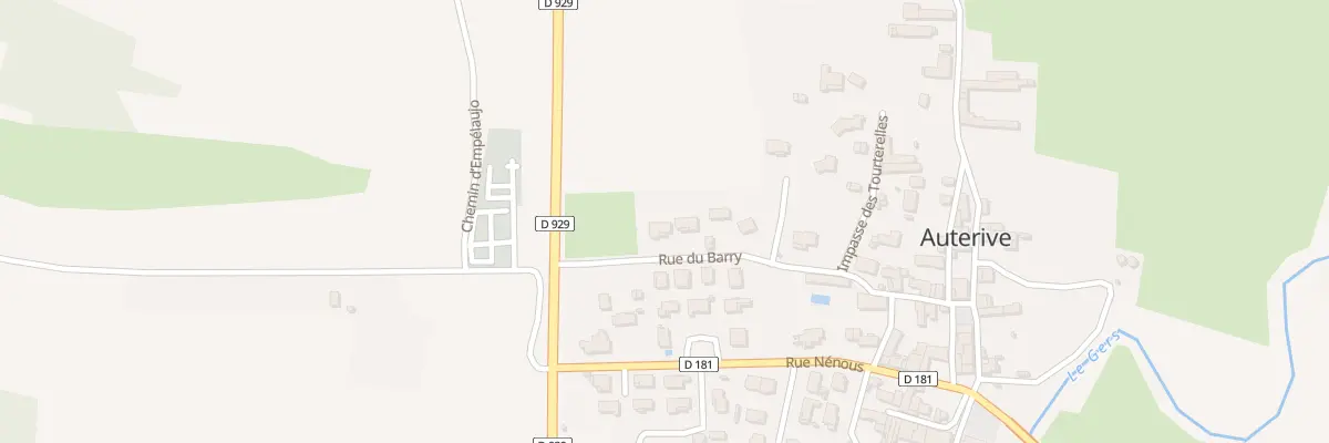 Plan du 24 Rue du Barry à Auterive