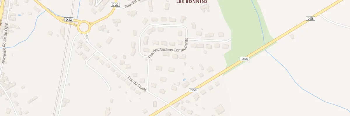 Plan du 37 Rue des Anciens Combattants à Dangé-Saint-Romain