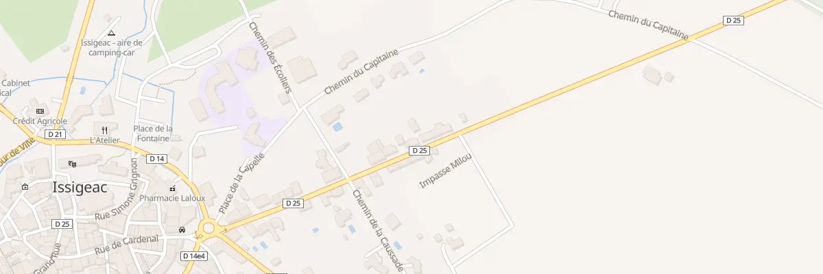 Plan du 35 Rue du Docteur Perrin à Issigeac