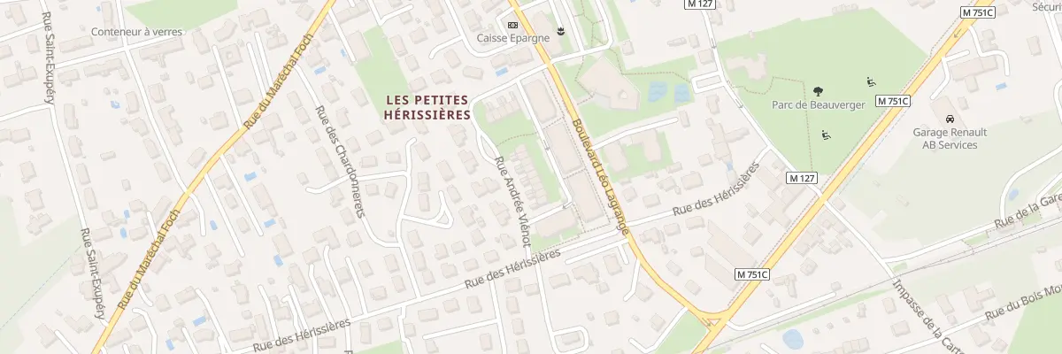 Plan du 20 Rue Andrée Vienot à Ballan-Miré