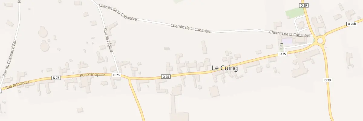 Plan du 22 Rue Principale au Cuing