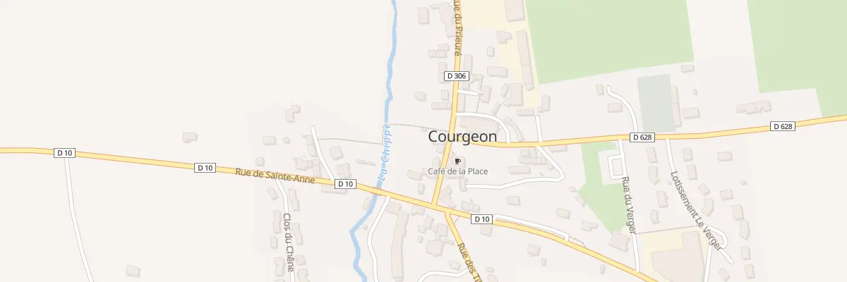 Plan du 4 Ple de l’Eglise à Courgeon