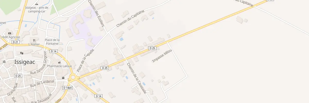 Plan du 34 Rue du Docteur Perrin à Issigeac