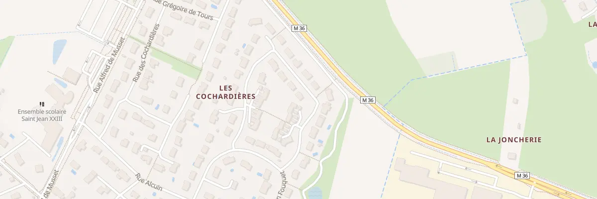 Plan du 34 Rue Jehan Fouquet à Fondettes