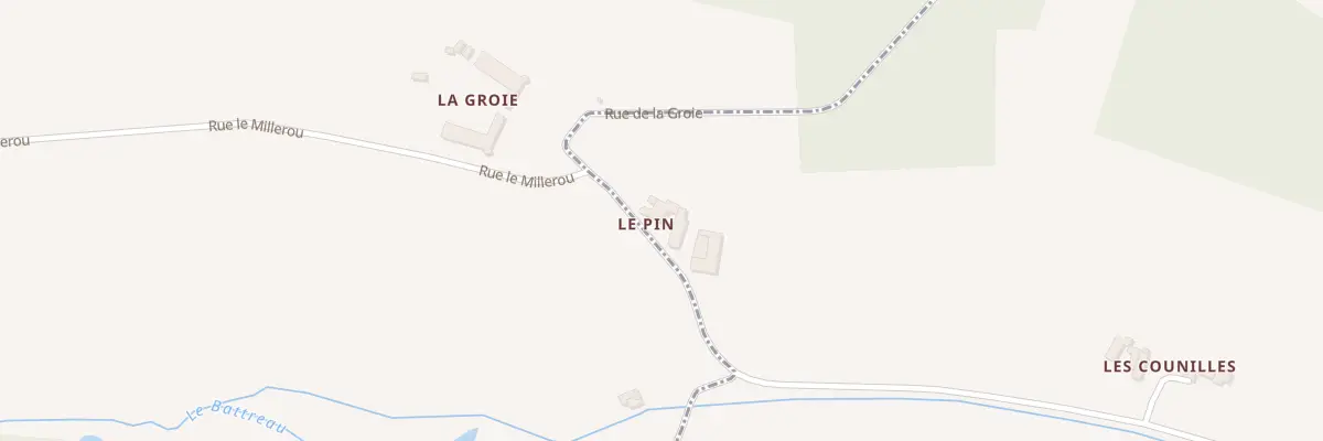 Plan du 5069 Le Pin à Ingrandes