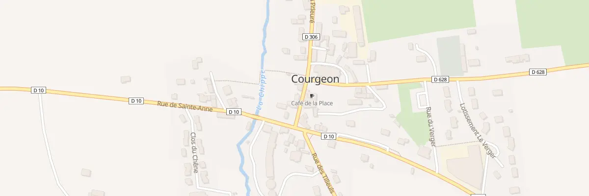 Plan du 4 Rue de l’Eglise à Courgeon