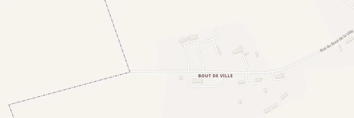 Plan du 499 Rue du Bout de la Ville à Thiouville