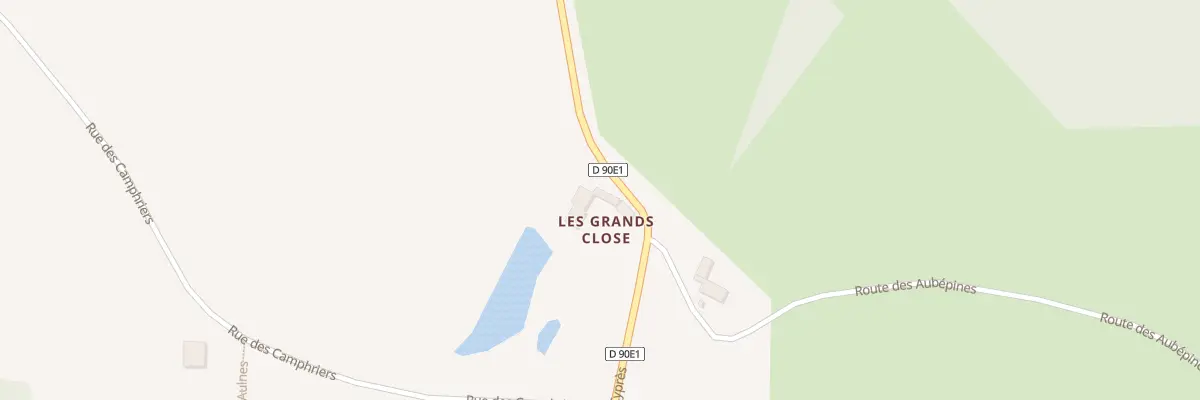 Plan du 1350 Rte des Cyprès à Busserolles