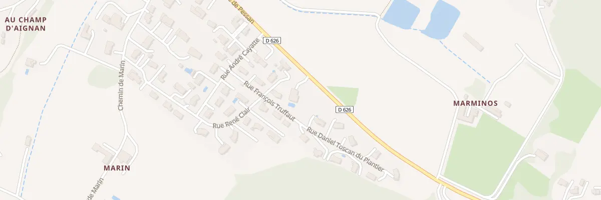 Plan du 1018 Rte de Pessan à Auch