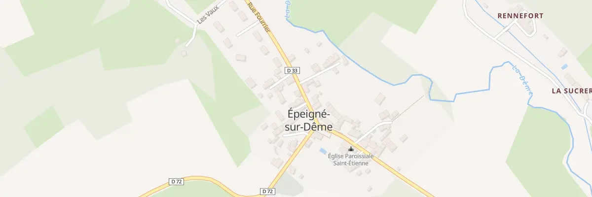 Plan du 4 Rue Fourrier à Épeigné-sur-Dême