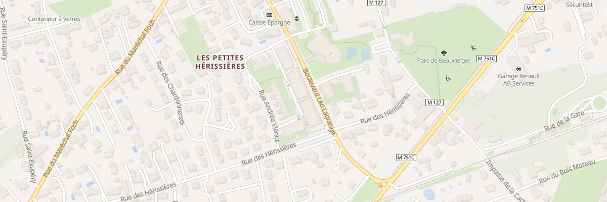 Plan du 7 Bd Leo Lagrange à Tours