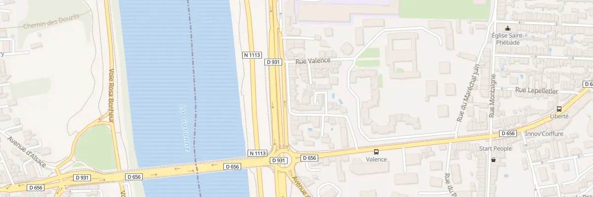 Plan du 16 Crs du Neuvieme de Ligne à Agen
