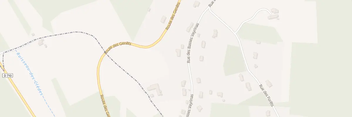 Plan du 138 Rue des Basses Veyrinas à La Chapelle-Gonaguet