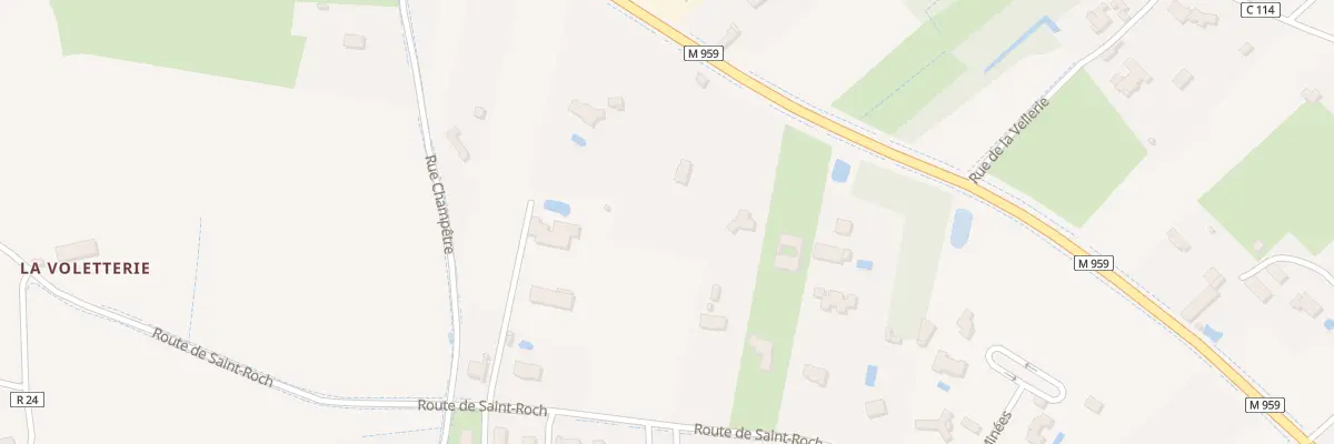 Plan du 28 Rte de Saint-Roch à La Membrolle-sur-Choisille