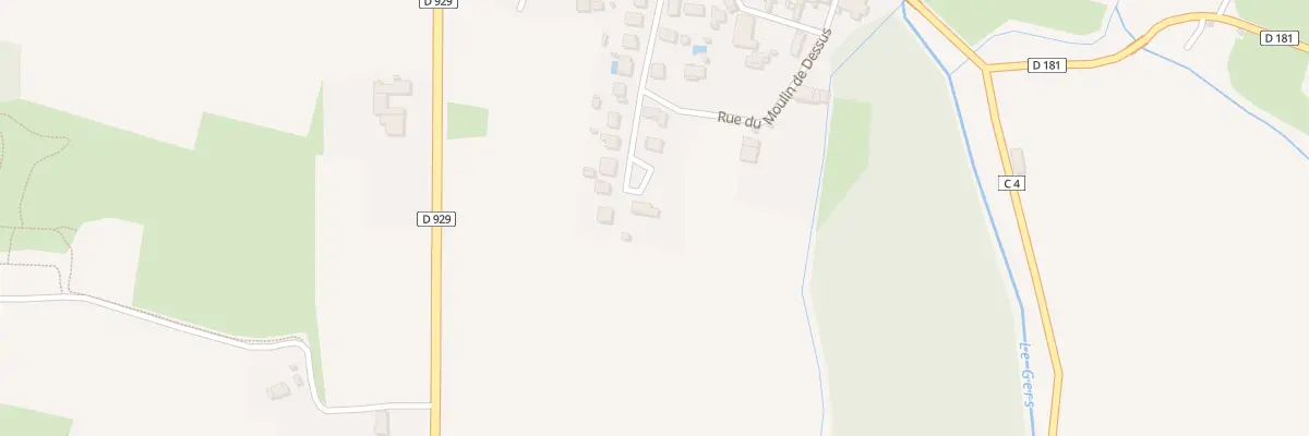 Plan du 19 Rue Lanclade à Caupenne-d’Armagnac